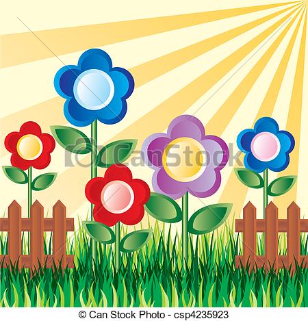 450x469 Season Clipart Flower Garden
