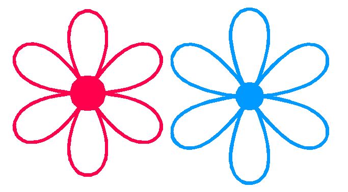 683x378 Flower Petal Outline Clipart