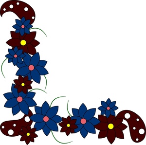 300x298 Floral Clipart Image