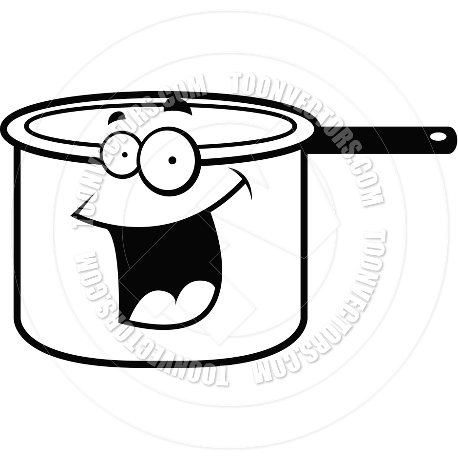 940x940 Pot Smiling (Black And White Line Art) By Cory Thoman Toon
