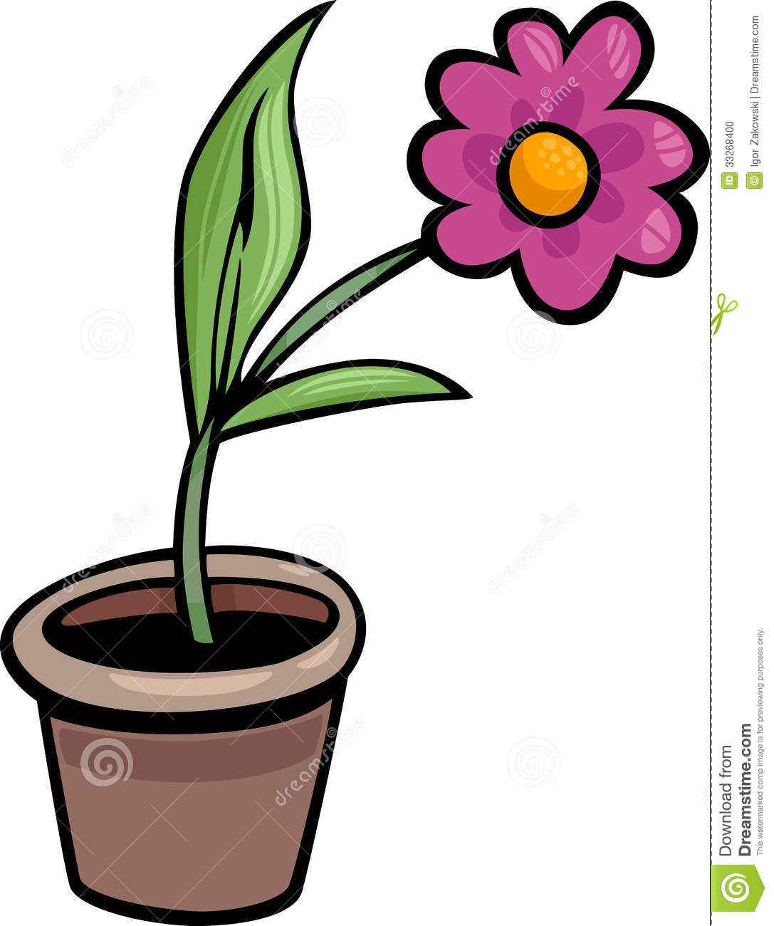 Flower Pot Clipart Black And White | Free download on ClipArtMag