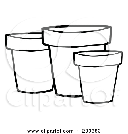 450x470 Terracotta Flower Pots Clipart