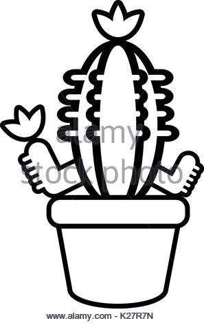 297x470 Potted Plant Icon, Outline Style Stock Vector Art Amp Illustration