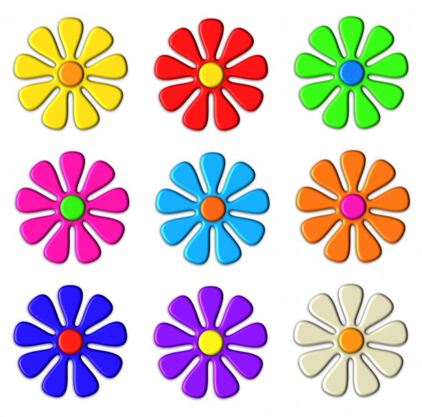 615x608 Clipart Of Flowers Many Interesting Cliparts