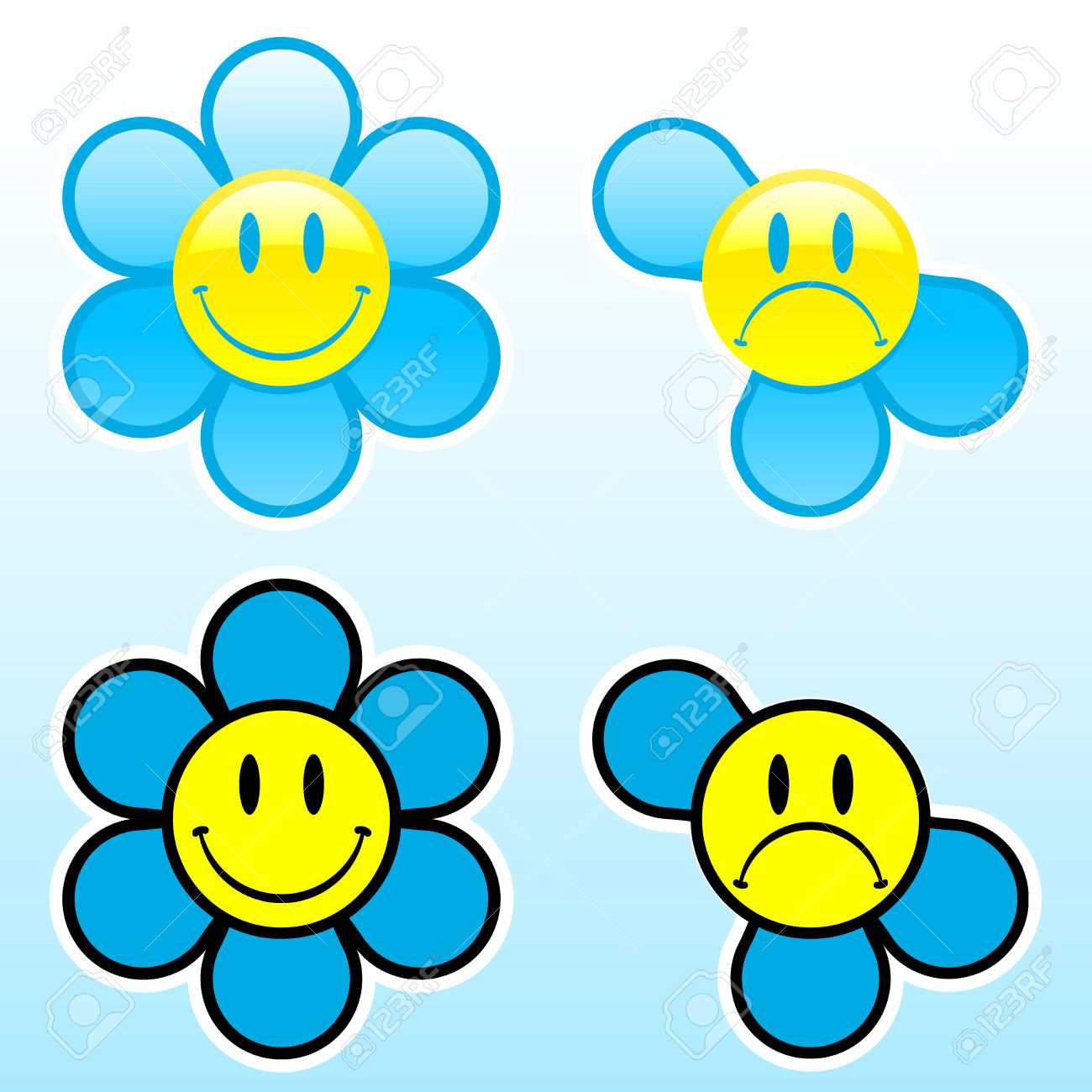 1300x1300 Best Smiley Face Flower
