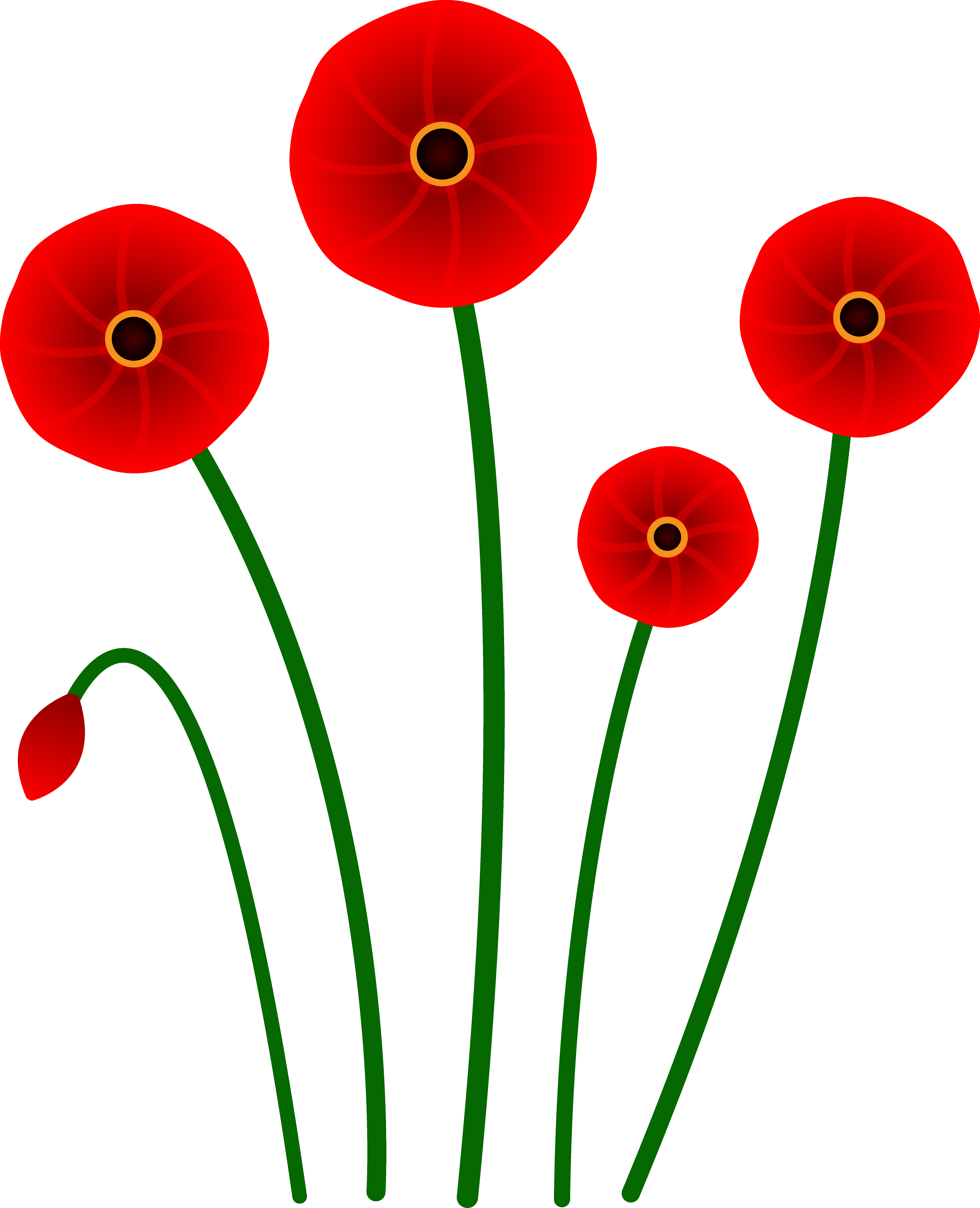 Flower Stem Clipart | Free download on ClipArtMag