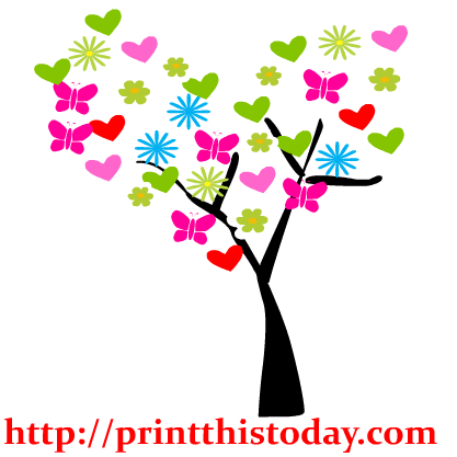 417x417 Floral Clipart Tree