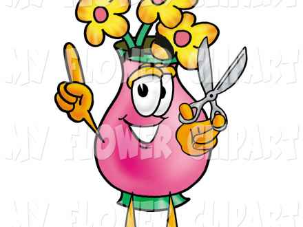440x330 Flower Vase Clip Art, Cartoon Empty Plant Pot