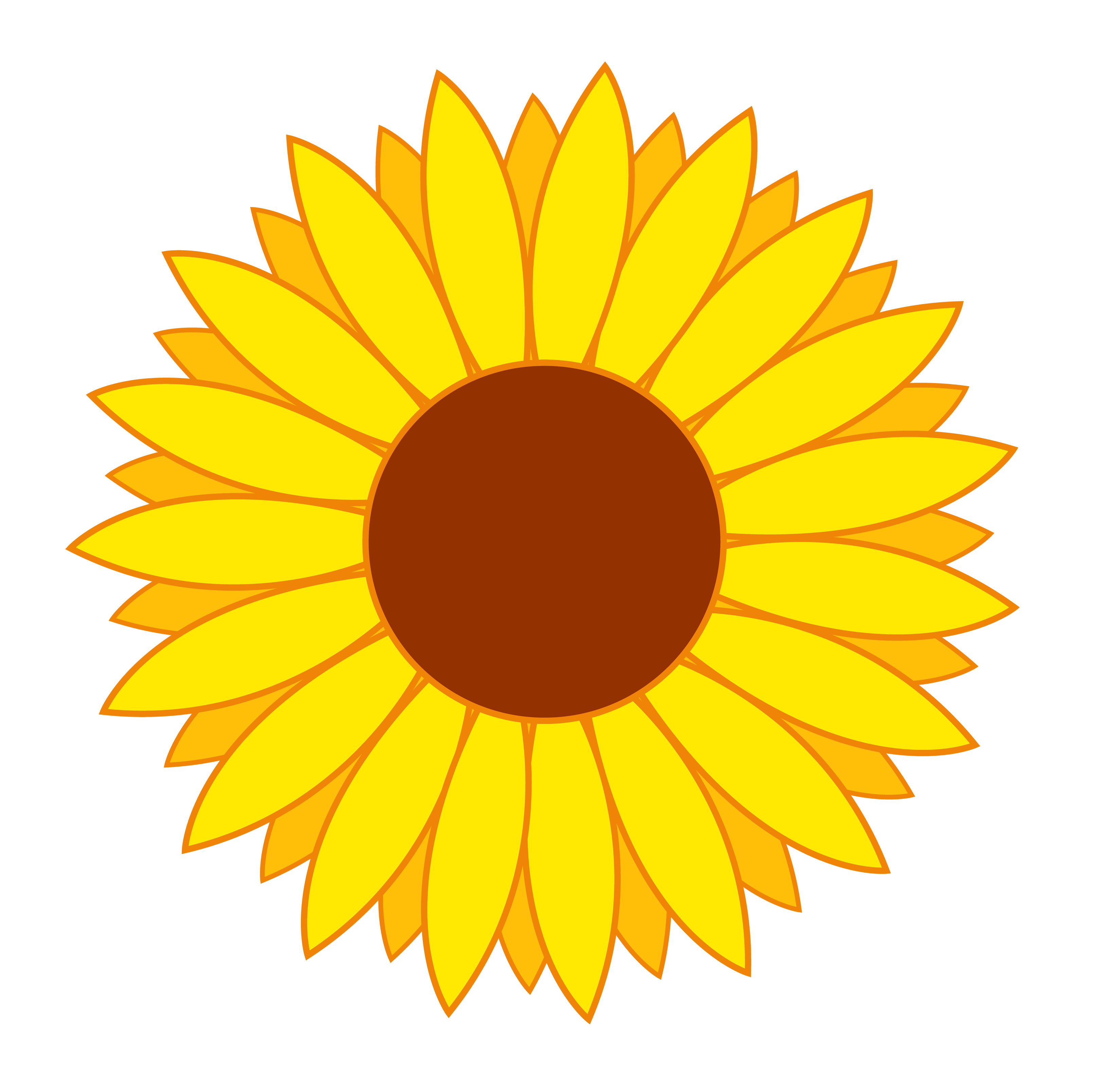 3224x3215 Flower Vector Png Transparent Image