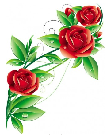 349x439 Beautiful Flowers Vector 02 Ai,eps Format Free Vector Download
