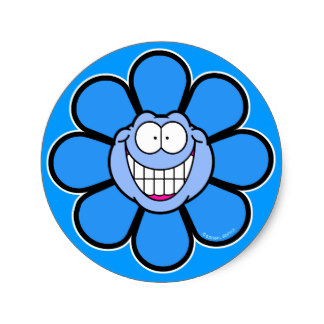 324x324 Blue Flower Clipart Face