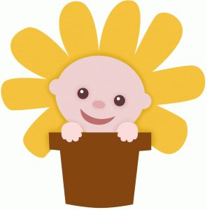 296x300 93 Best Baby Shower Clip Art Images Silhouette