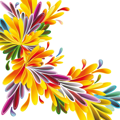 500x500 Different Cartoon Flower Mix Design Vector Free Vector