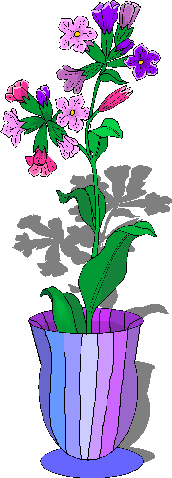 352x978 Vase Clipart Flower Basket