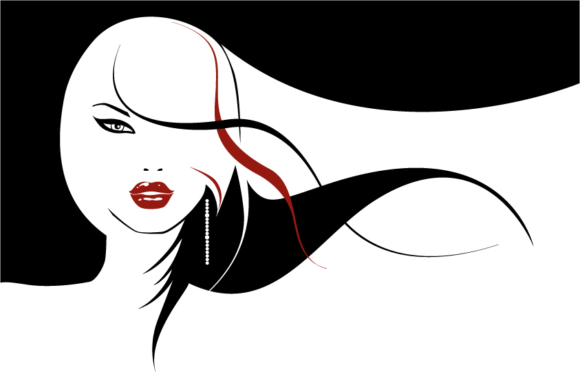 Flowing Hair Clipart | Free download on ClipArtMag