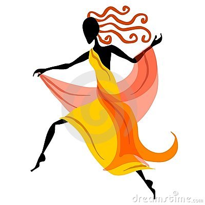 400x400 Flowing Hair Clipart