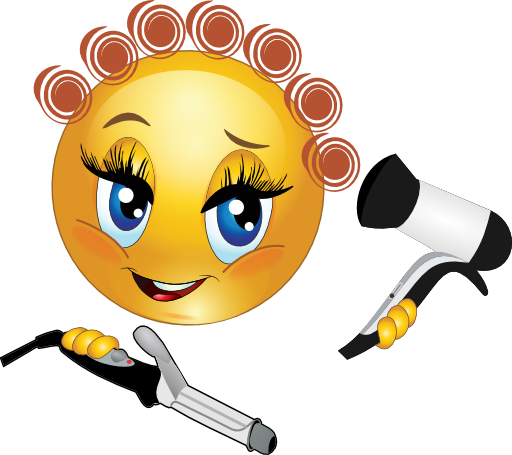 512x455 Hair Styling Clipart