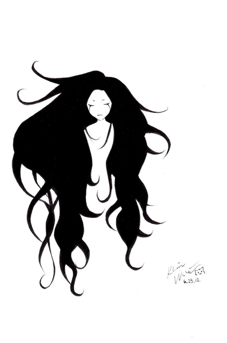 Flowing Hair Silhouette | Free download on ClipArtMag