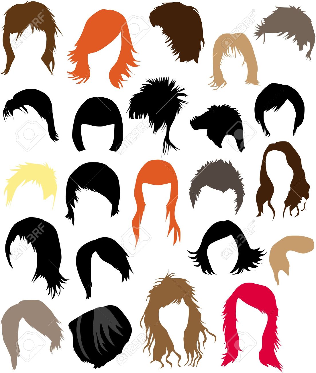 1103x1300 Hair Clipart Man Vector
