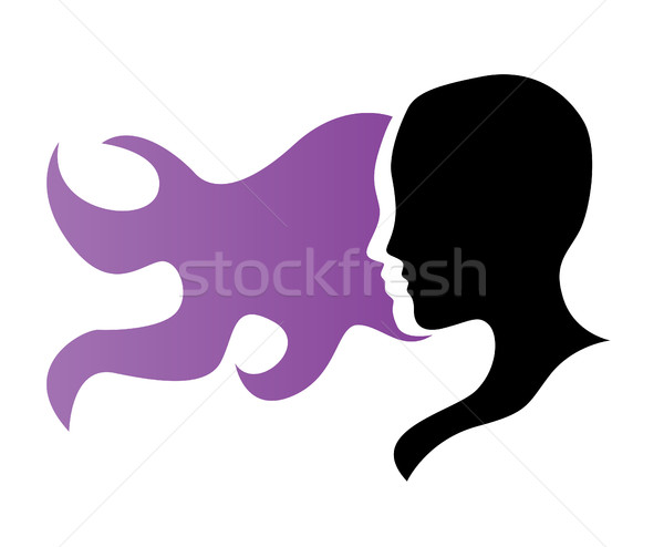 600x494 Long Hair Stock Vectors, Illustrations And Cliparts Stockfresh