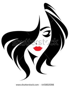 236x291 Girl With Hair Loose, Vector Logo Design Website Inspiration
