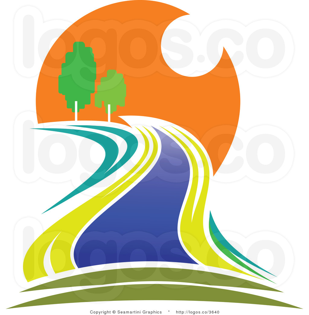 1024x1044 Flowing River Clipart