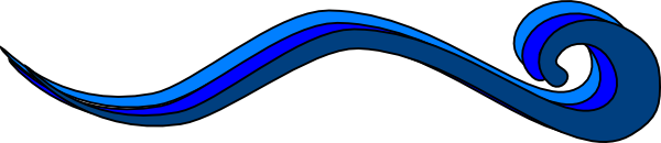 600x130 Flowing Water Clip Art Cliparts