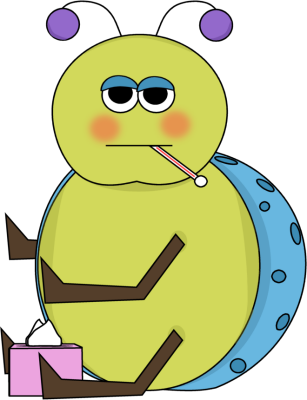 307x400 Flu Bug Clip Art