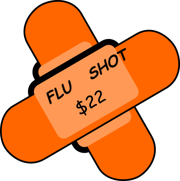 594x598 Flu Shot Clip Art
