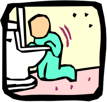 350x334 Stomach Flu Clipart