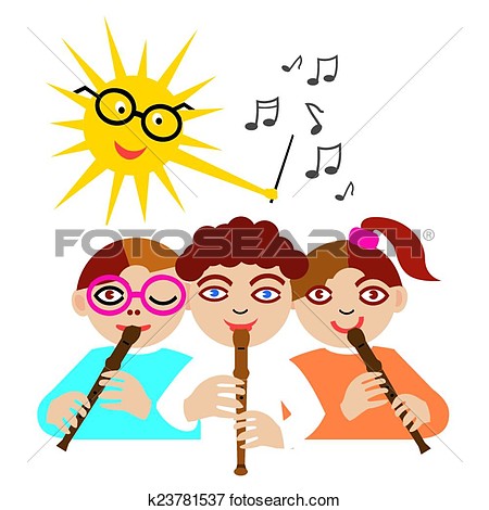 450x470 Flute Clip Art