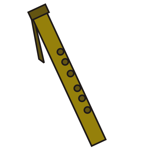 500x500 Flute Clip Art