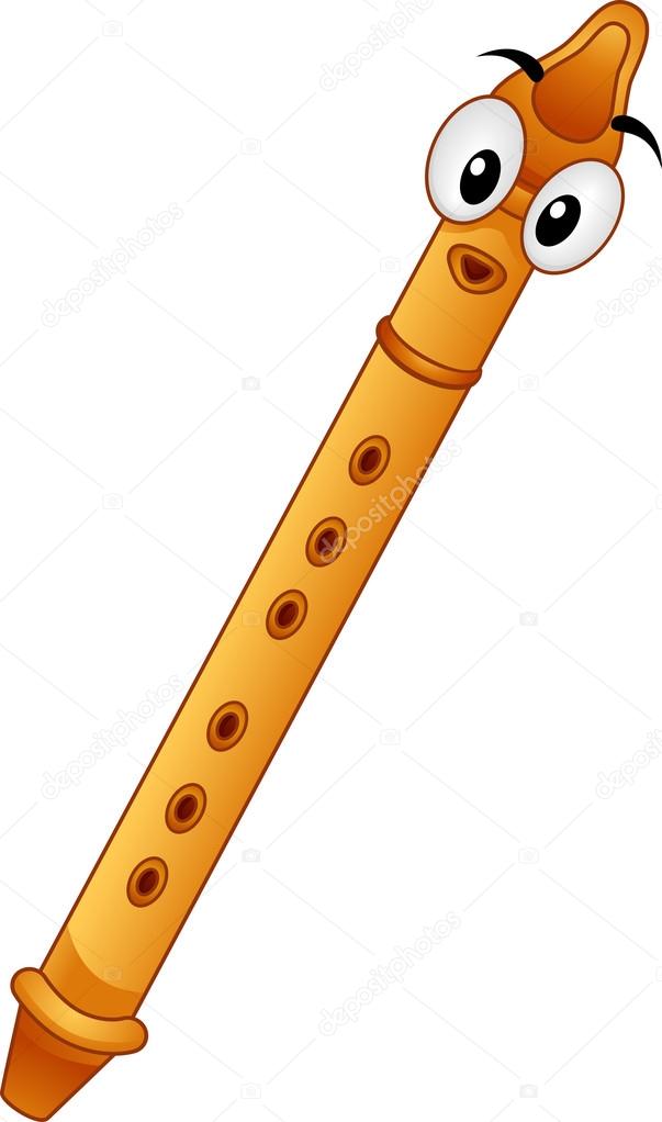 603x1022 Flute Mascot Stock Photo Lenmdp