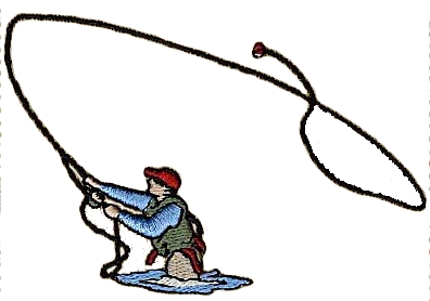 396x278 Fly Fishing Clipart Kid