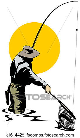 274x470 Stock Illustration Of Fly Fishing K1614425