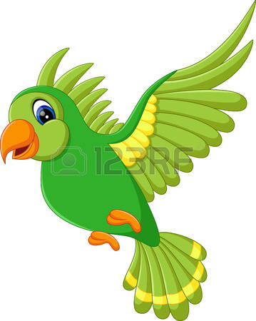 359x450 Parrot Clipart Cute Flying Bird