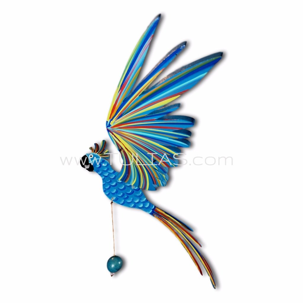 1024x1024 Blue Cockatiel Parrot Flying Bird Mobile