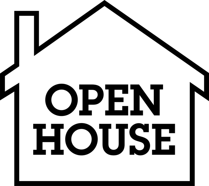 673x600 Free Clipart For Open House Flier