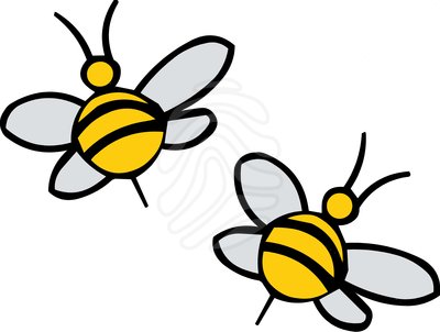 400x302 Best Flying Bee Clipart