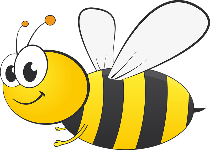 800x570 Bee Flying Clipart