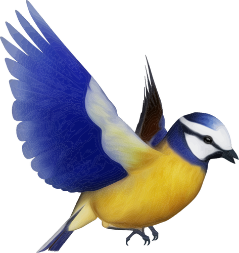 473x500 Colored Clip Art Of Flying Bird Public Domain Vectors