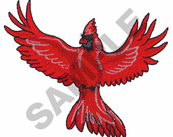 340x270 Cardinal In Flight Etsy