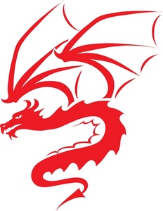 232x300 Free Dragon Clip Art Image