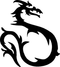 236x264 Dragon Silhouette Clip Art