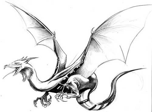 500x371 Latest Dragon Tattoo Designs