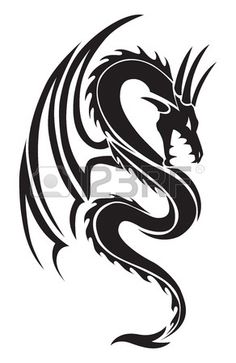 236x363 Small Black Dragon Logo Black Dragon, Dragons And Logos