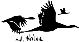 300x161 Flying Geese Clip Art