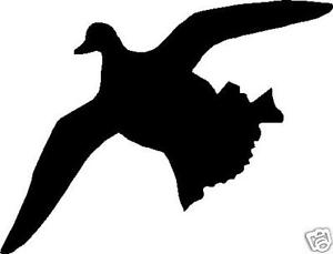 300x229 Silhouette Duck Flying Hunting Decal 6.5 X 5 Sticker Ebay