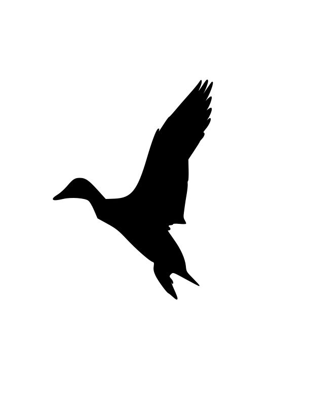 Flying Ducks Silhouette | Free download on ClipArtMag