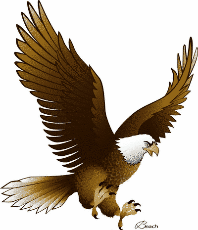 400x465 Flying Eagle Clipart 101 Clip Art